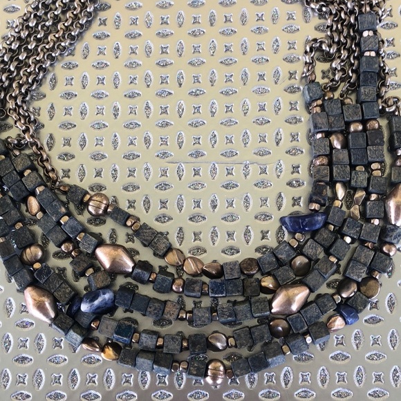 CHICO’s FIVE STRAND NECKLACE - Picture 2 of 4